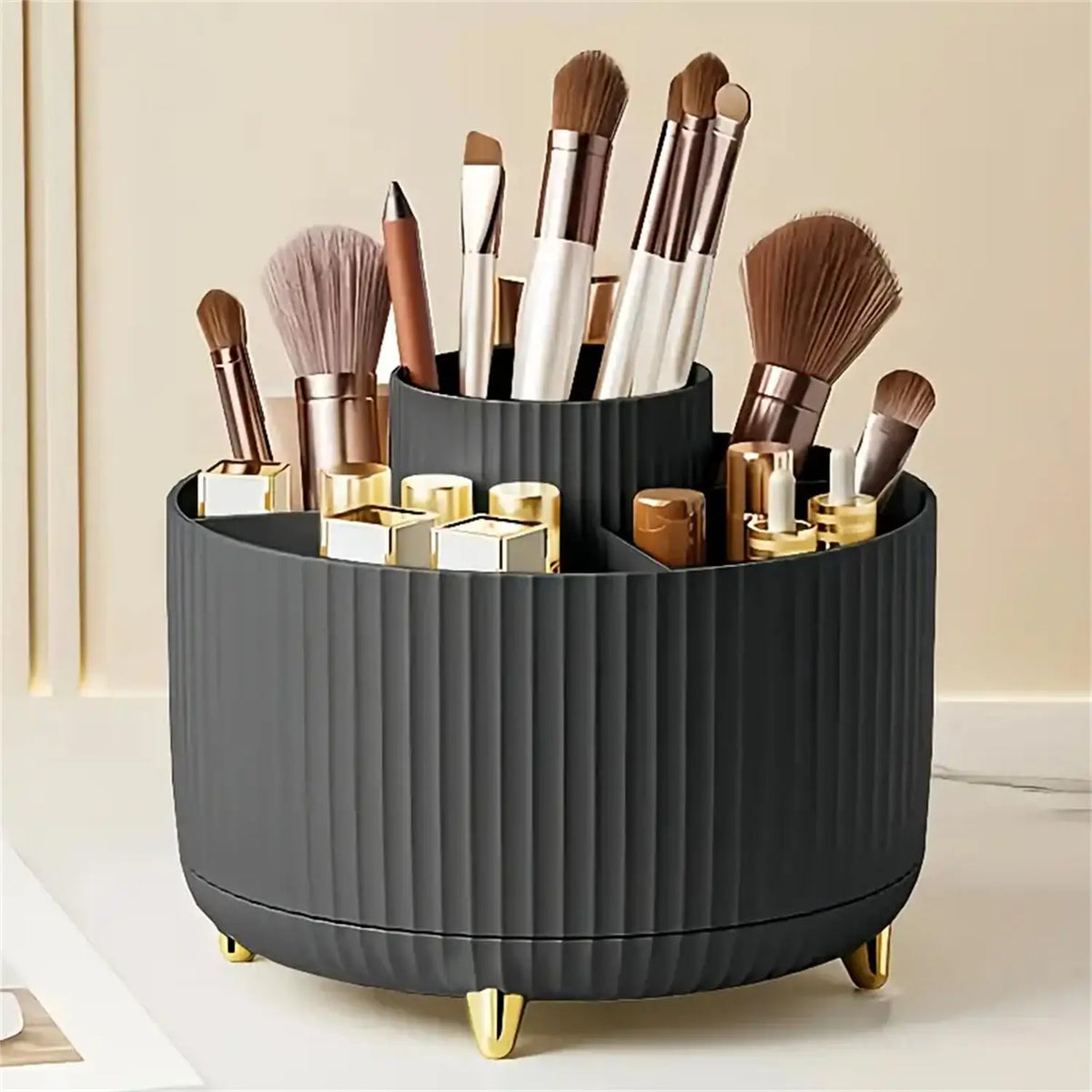 360° drehbarer Make-up- und Kosmetikorganizer