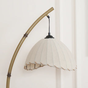 Lampe japonaise en bambou naturel