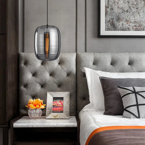 Postmoderne Glas Pendellampe