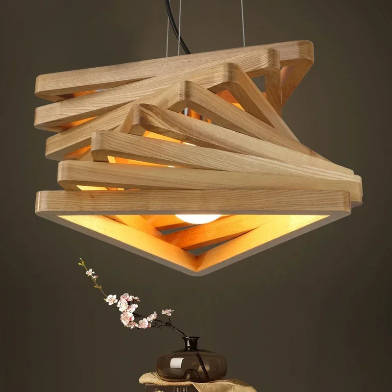 Nordic Holz Designlampe