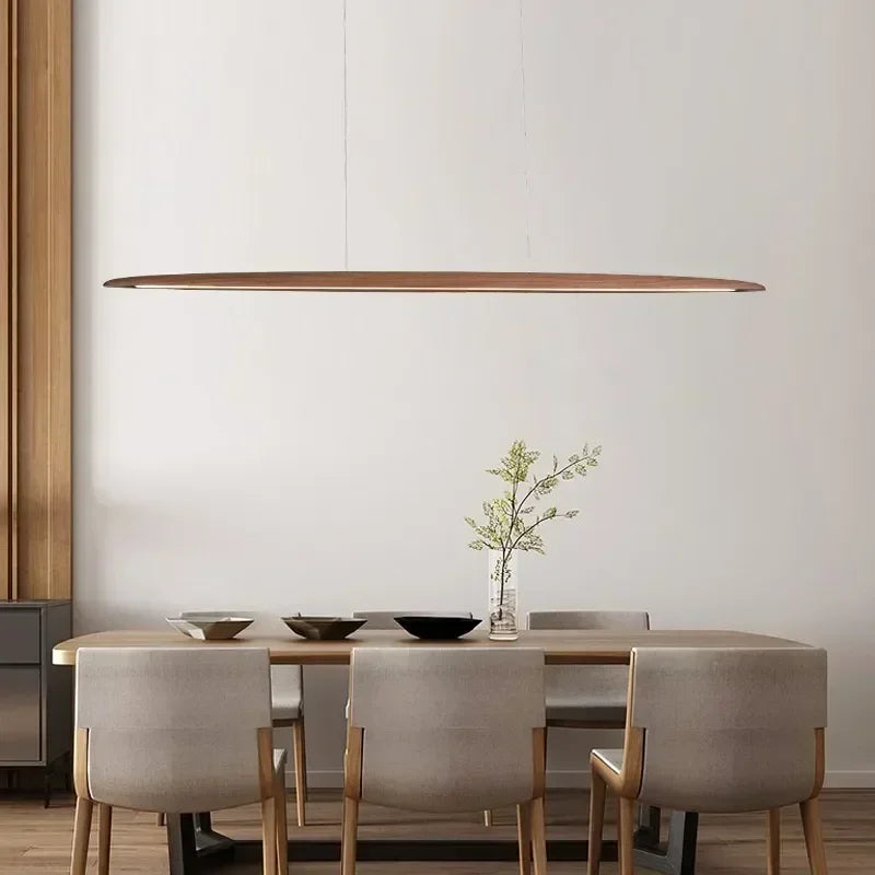 Minimalistische Holz Pendelleuchte