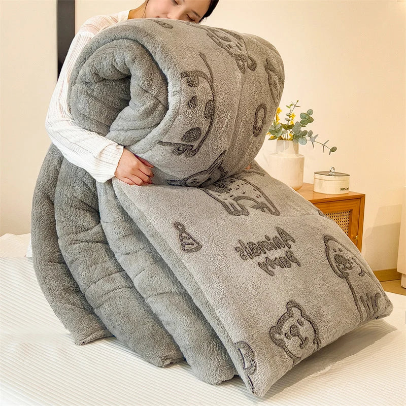 Wendbare, warme Bettdecke