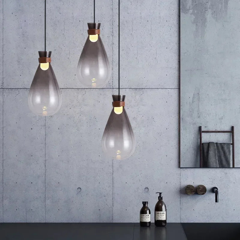 Minimalistische Glas Hängeleuchte