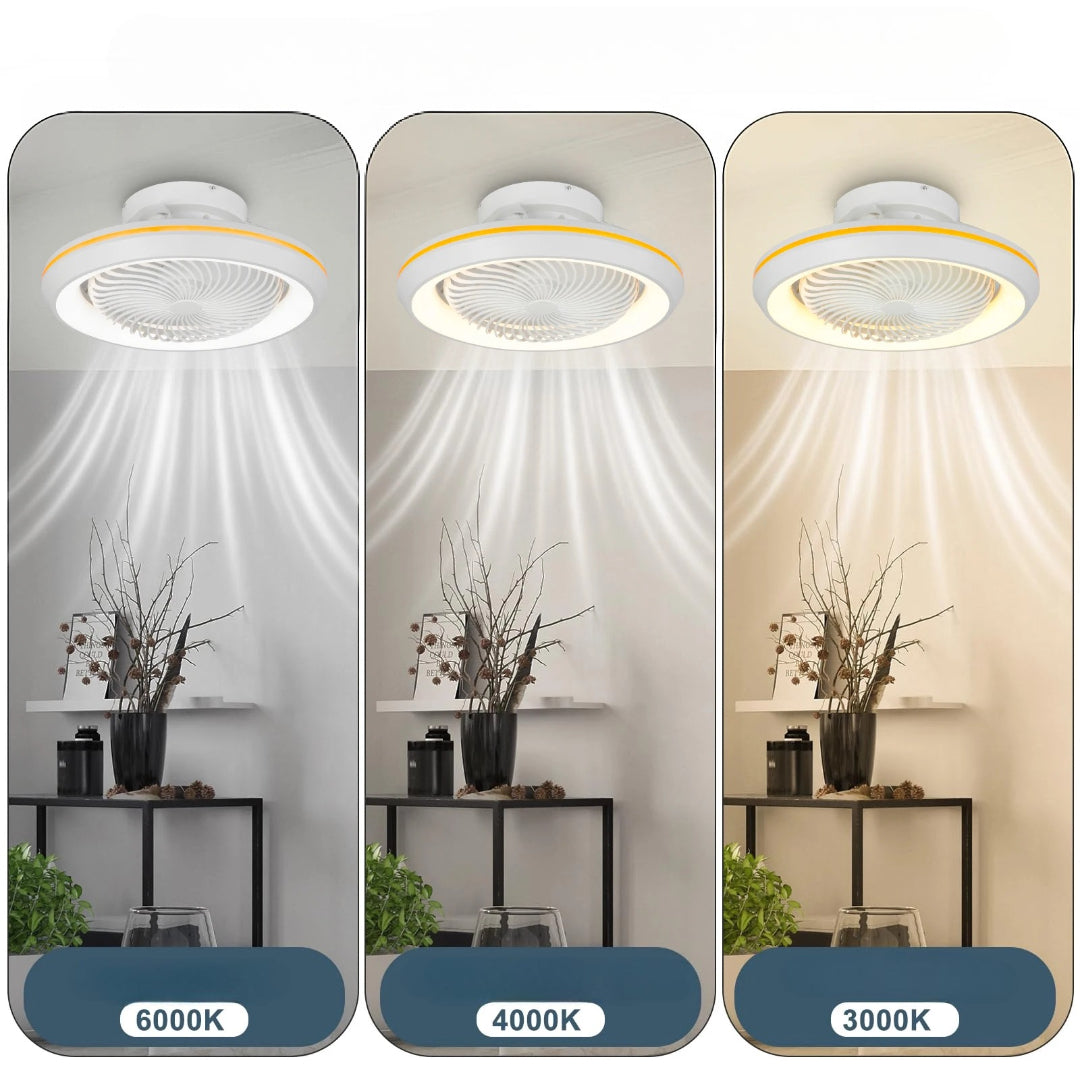 360° drehbarer Deckenventilator