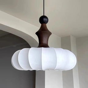 Massivholz LED Pendellampe