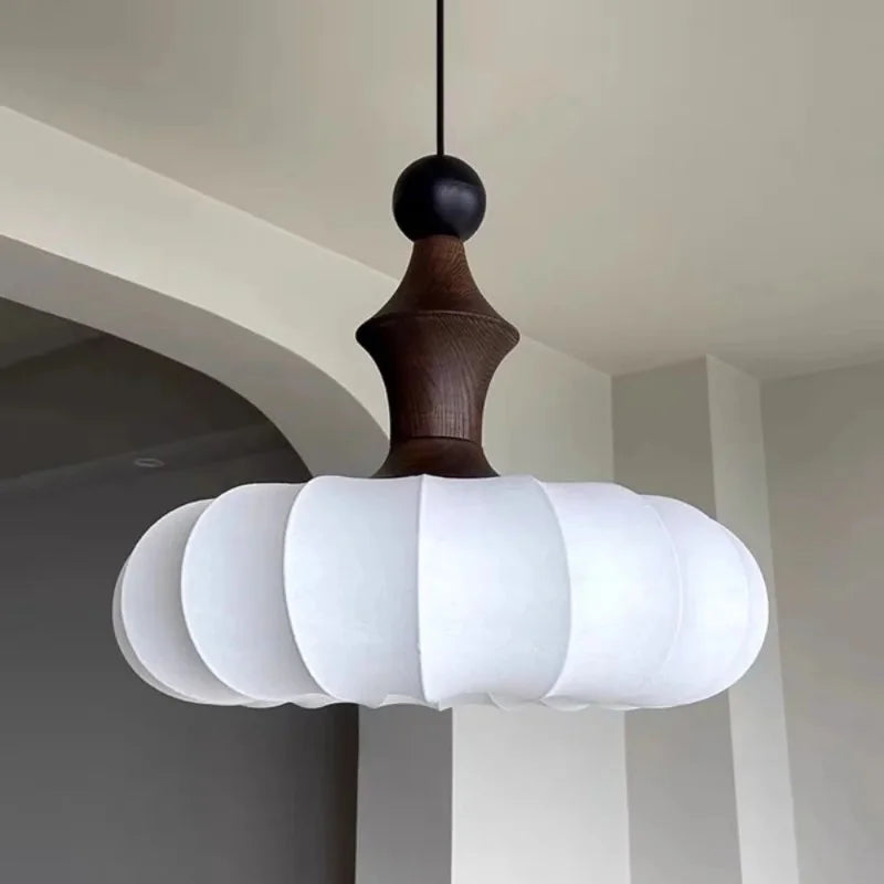 Massivholz LED Pendellampe