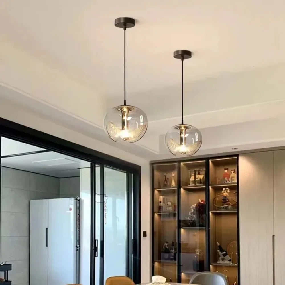 Nordic Style Glaslampe