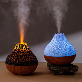 Portable Volcano Mist Diffuser – LED light, fragrance mist &amp; USB operation in one