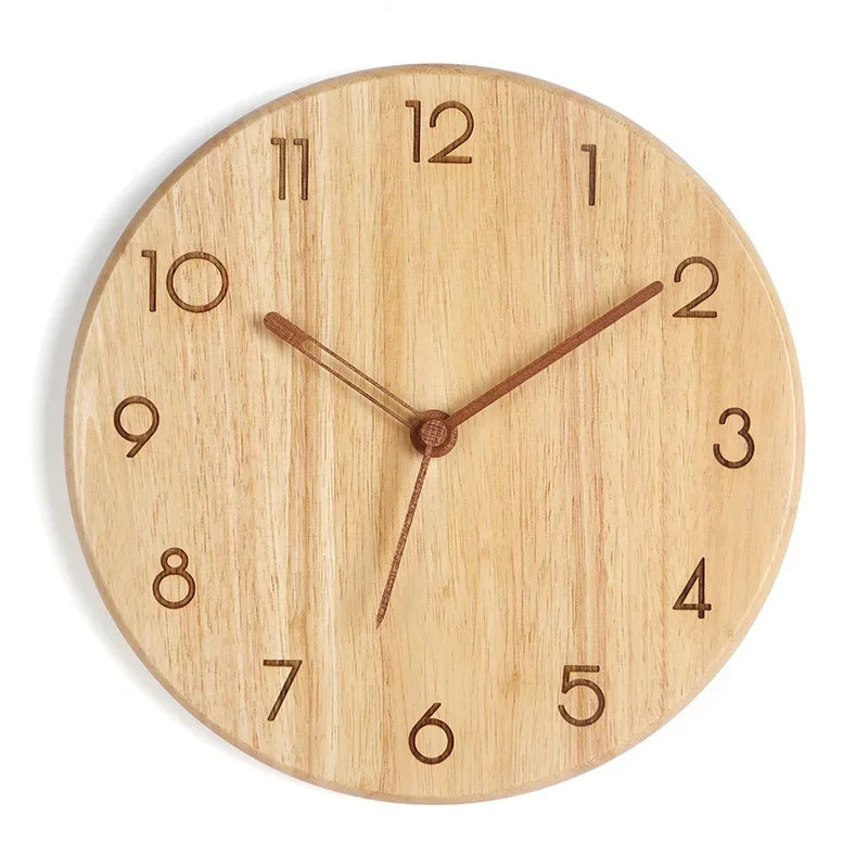 Japanische Wanduhr aus Holz