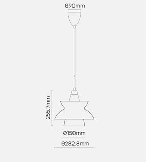 Skandinavische LED Pendelleuchte