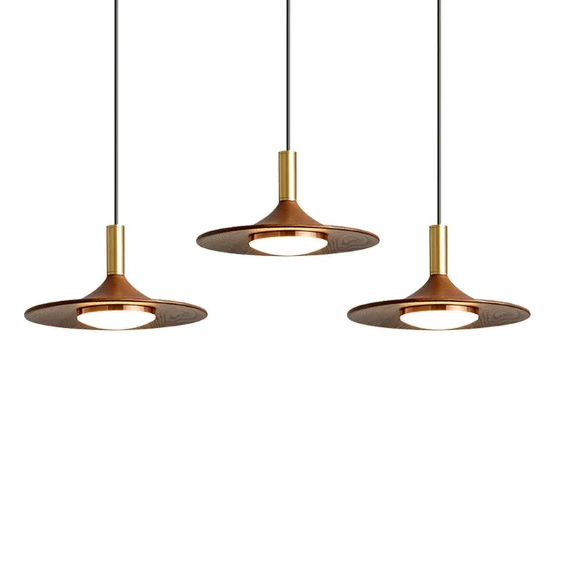Designer Holz Pendelleuchte
