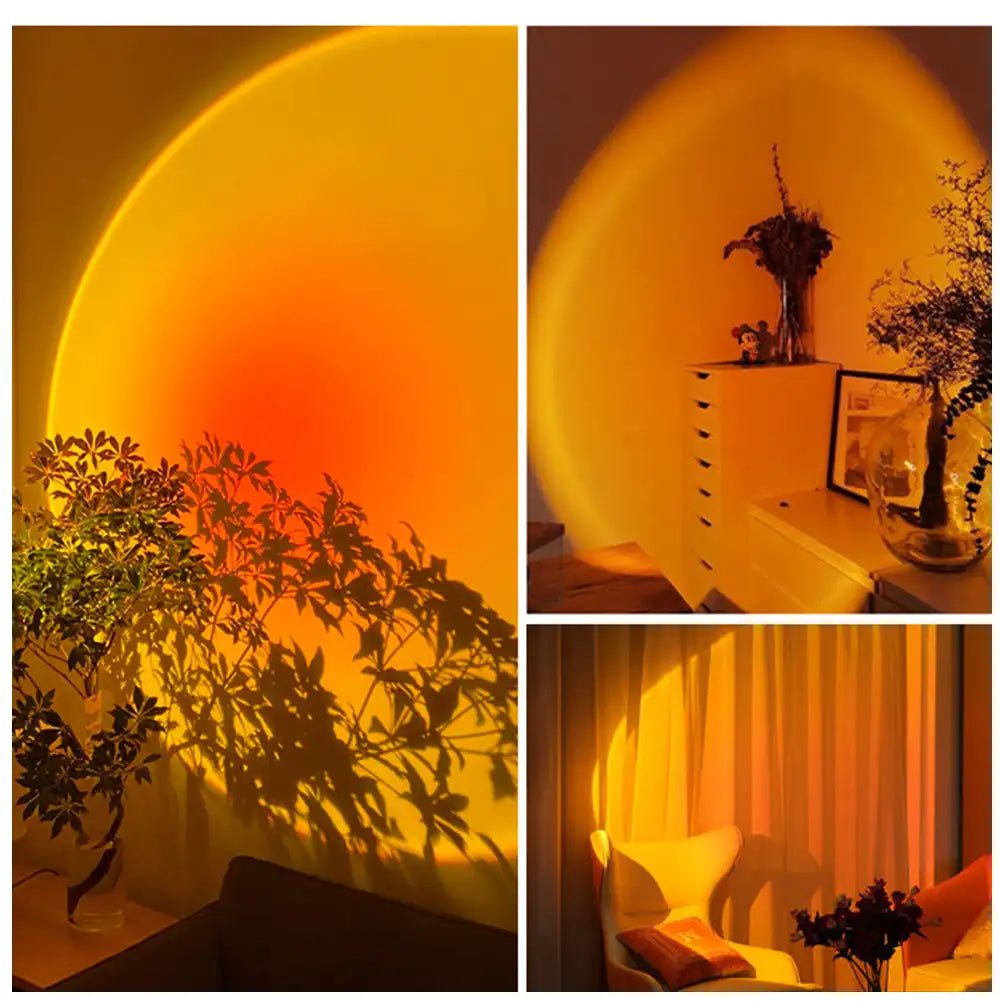 LED-Sunset-Lampe – Traumhafte Projektionen für gemütliche Abende-Aster Selection
