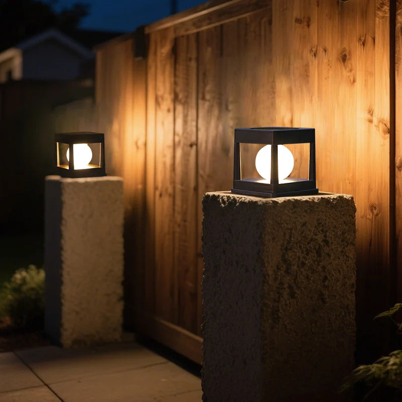 Solar-LED-Pfostenleuchte