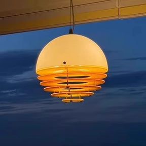 Orange Glas Pendelleuchte