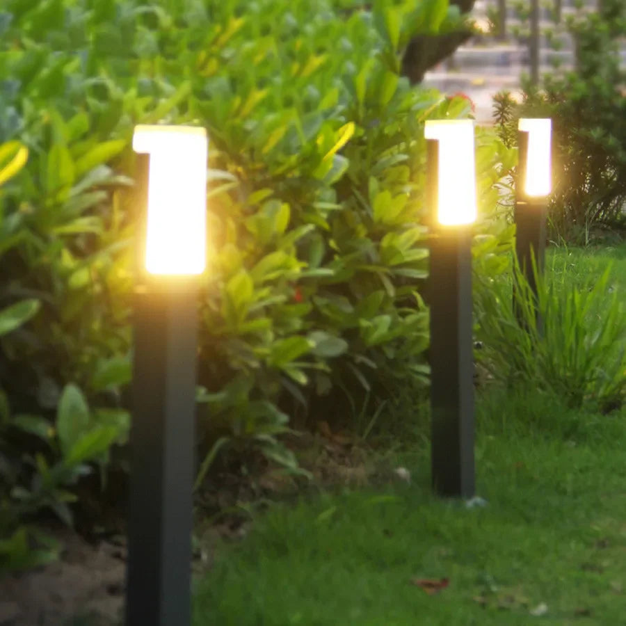 LED-Pollerleuchte mit Bewegungsmelder