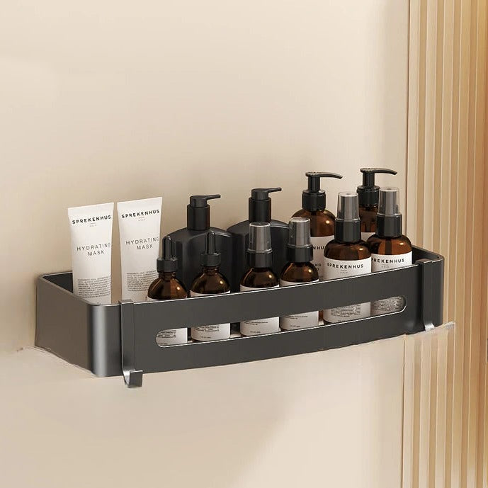 Aluminium-Badezimmerregal, bohrfrei erhältlich