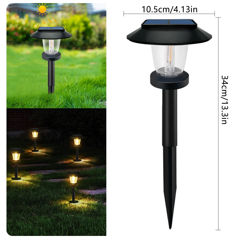 Dekorative Solar-Gartenleuchte