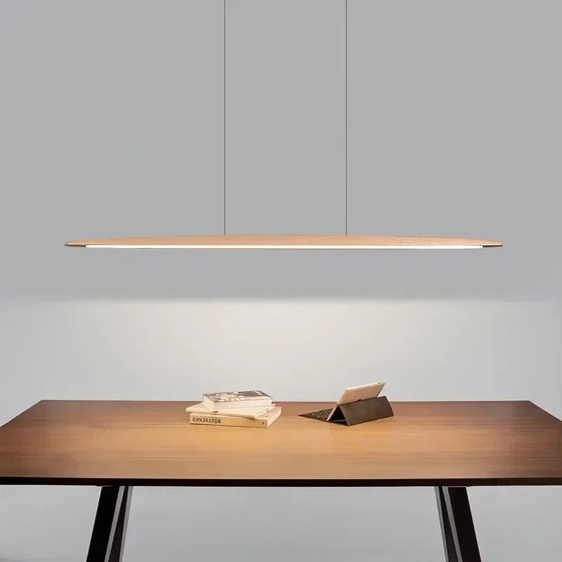 Minimalistische Holz Pendelleuchte