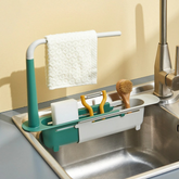 Multifunctional sink organizer – Adjustable, hygienic &amp; practical
