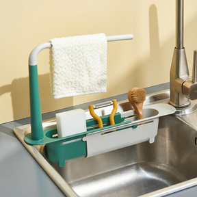 Multifunctional sink organizer – Adjustable, hygienic &amp; practical