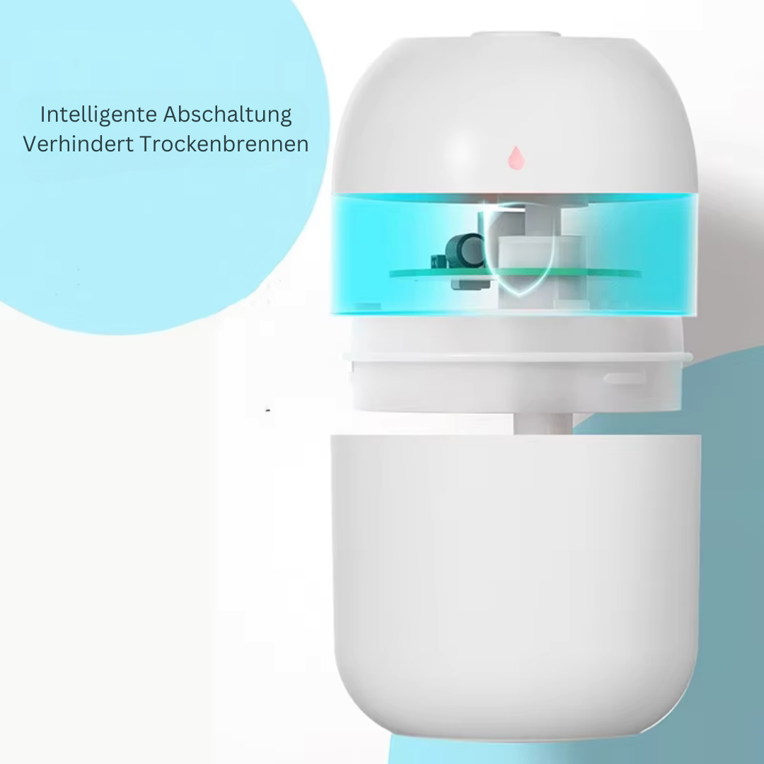 Portable mini humidifier with USB &amp; fragrance function – For on the go &amp; at home