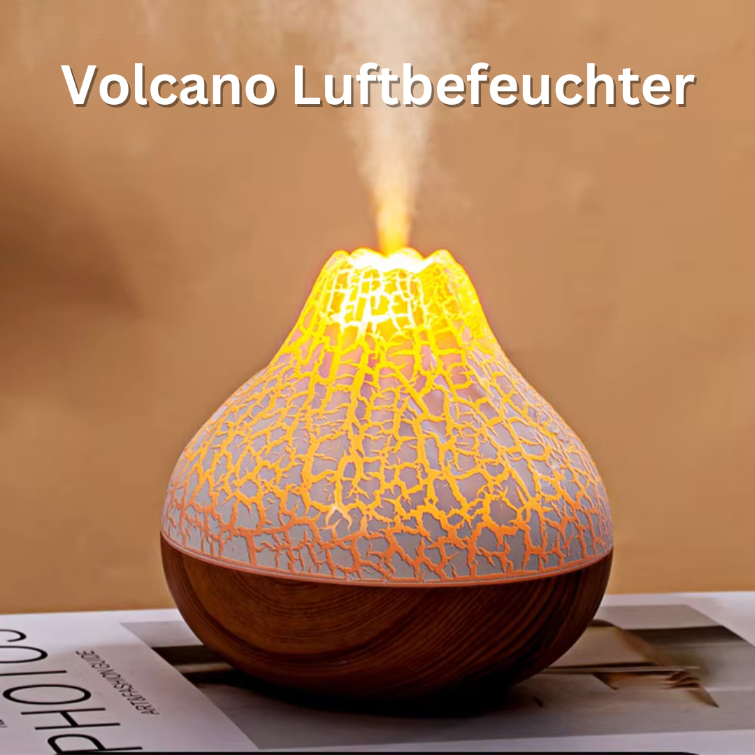 Portable Volcano Mist Diffuser – LED light, fragrance mist &amp; USB operation in one