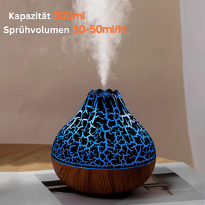 Portable Volcano Mist Diffuser – LED light, fragrance mist &amp; USB operation in one