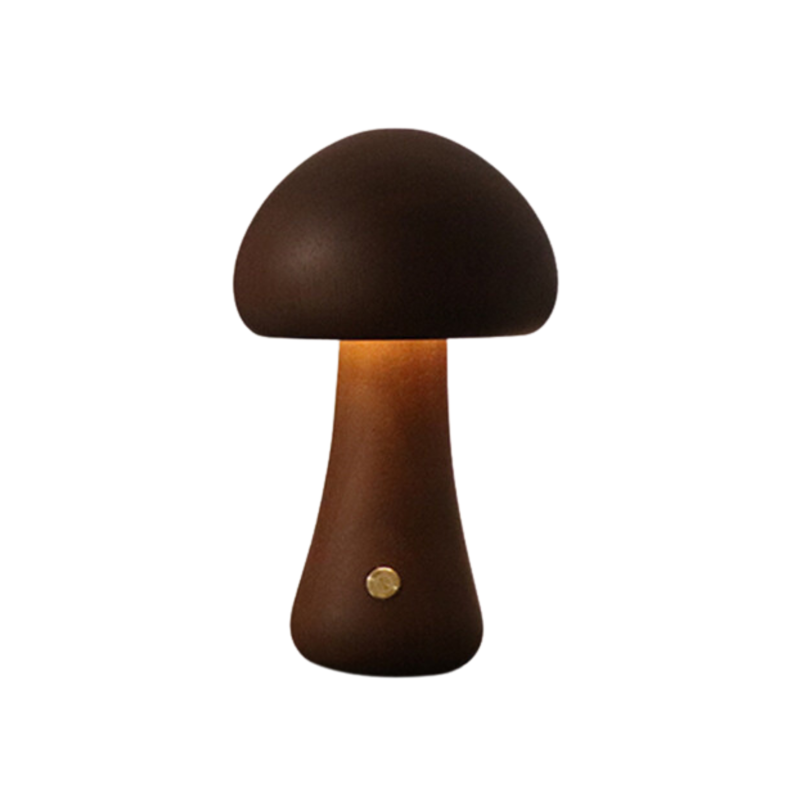 Holz Vintage Pilz Tischlampe-Aster Selection