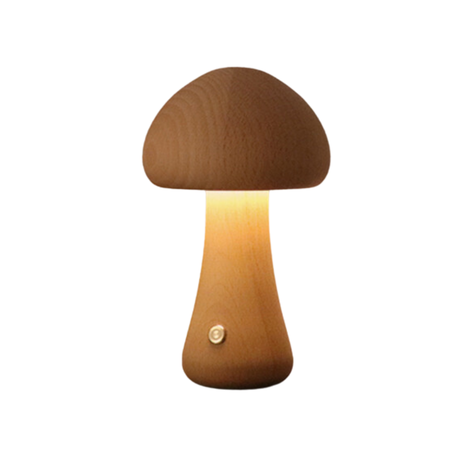 Holz Vintage Pilz Tischlampe-Aster Selection