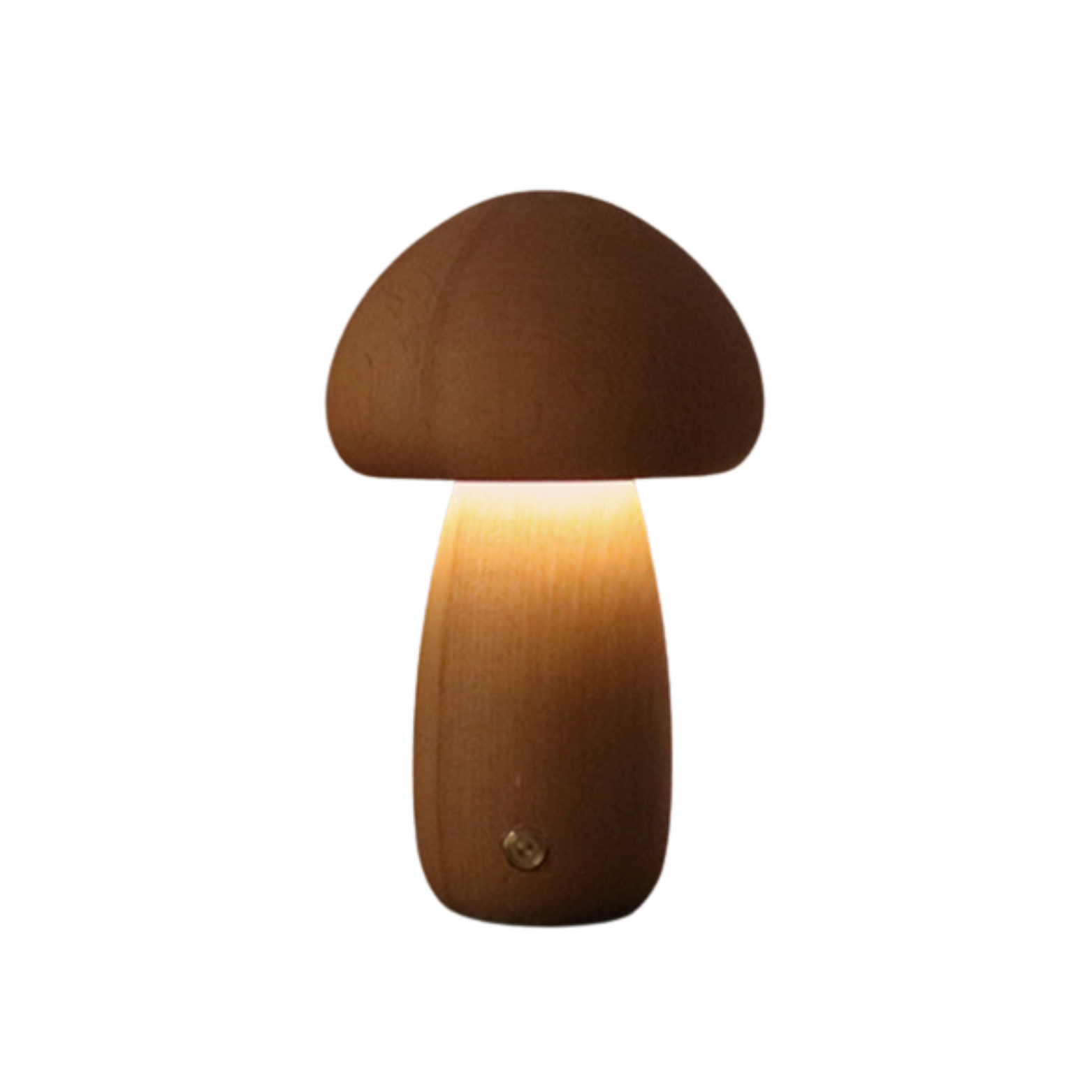 Holz Vintage Pilz Tischlampe-Aster Selection