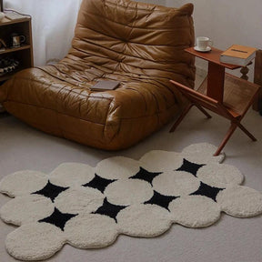 Tapis touffeté vintage moderne