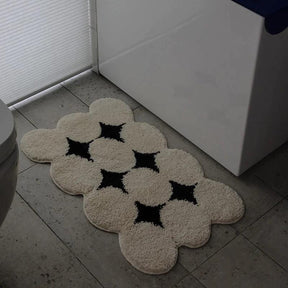 Tapis touffeté vintage moderne