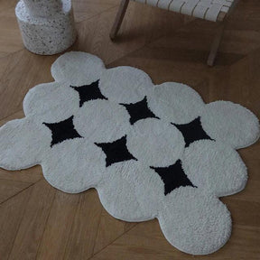 Tapis touffeté vintage moderne