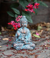 Solar Buddha Gartenfigur