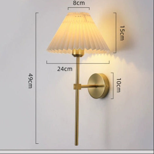 Wandlampe Bronze Schlafzimmer modern Design