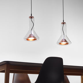 Designer Glas LED Hängeleuchte
