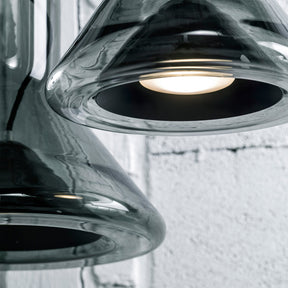 Designer Glas LED Hängeleuchte
