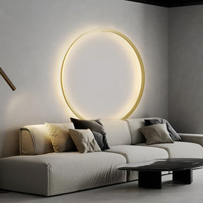 Applique murale LED ronde minimaliste 