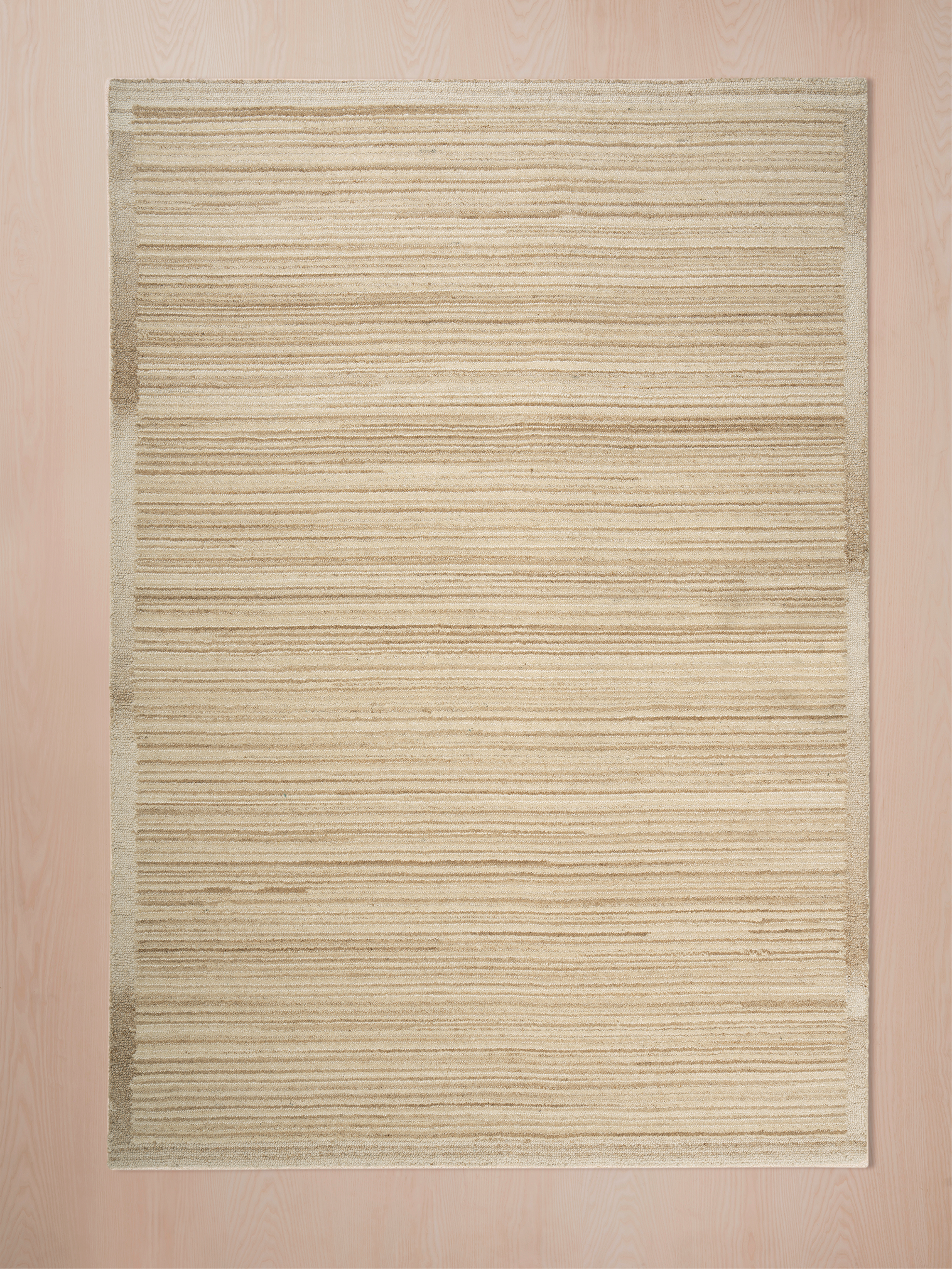 Wollteppich Beige 160x230 200x300 für Wohnzimmer und Schlafzimmer