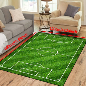 Tapis de salon de football de luxe