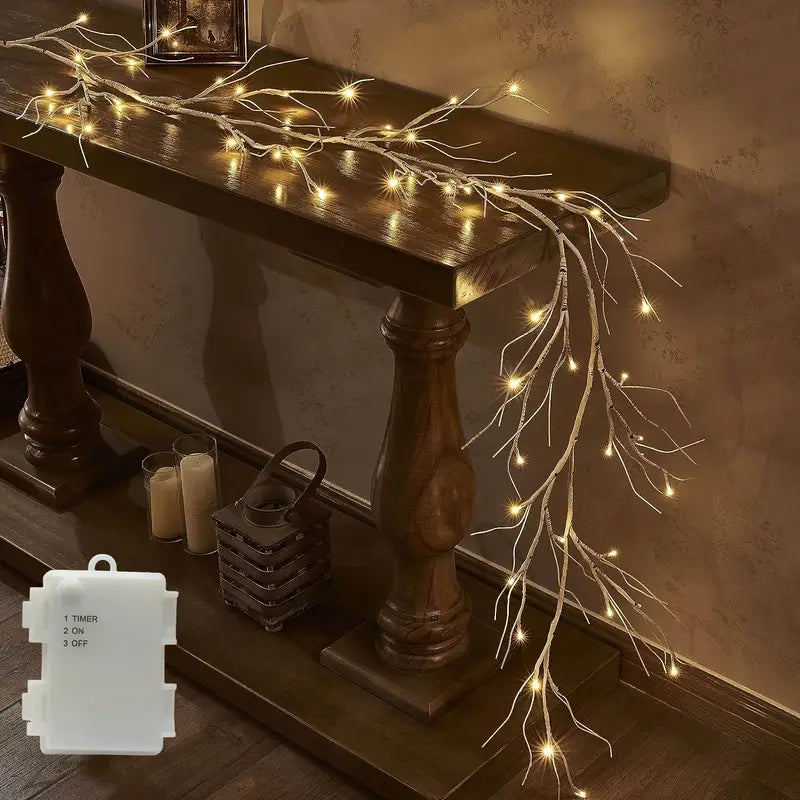 Halloween & Weihnachten LED Zweig Girlande