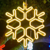 Schneeflocken-Lichter für Winterliche Festlichkeiten und Weihnachten