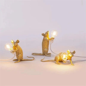 Art Deco Maus Tischlampe