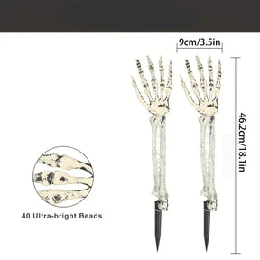 Halloween Solar Skelett Arme