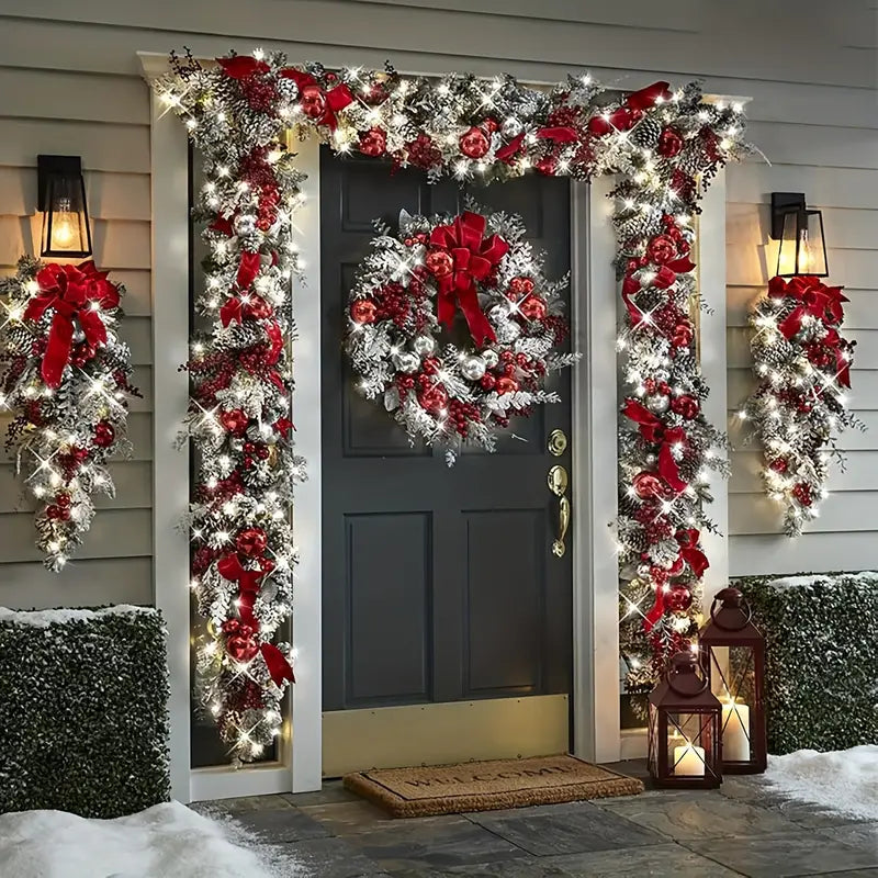 Weihnachtskranz für Tür & Wanddekoration