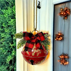 Weihnachtsglocke mit Schleife für Tür & Weihnachtsdeko