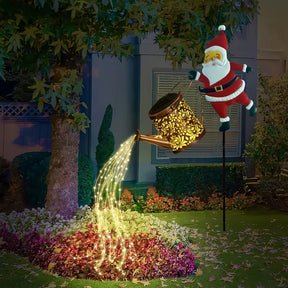 Weihnachtsmann Solar Lampe für Weihnachten & Garten Dekoration