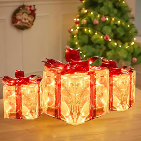 Halloween & Weihnachten Leuchtende Geschenkboxen