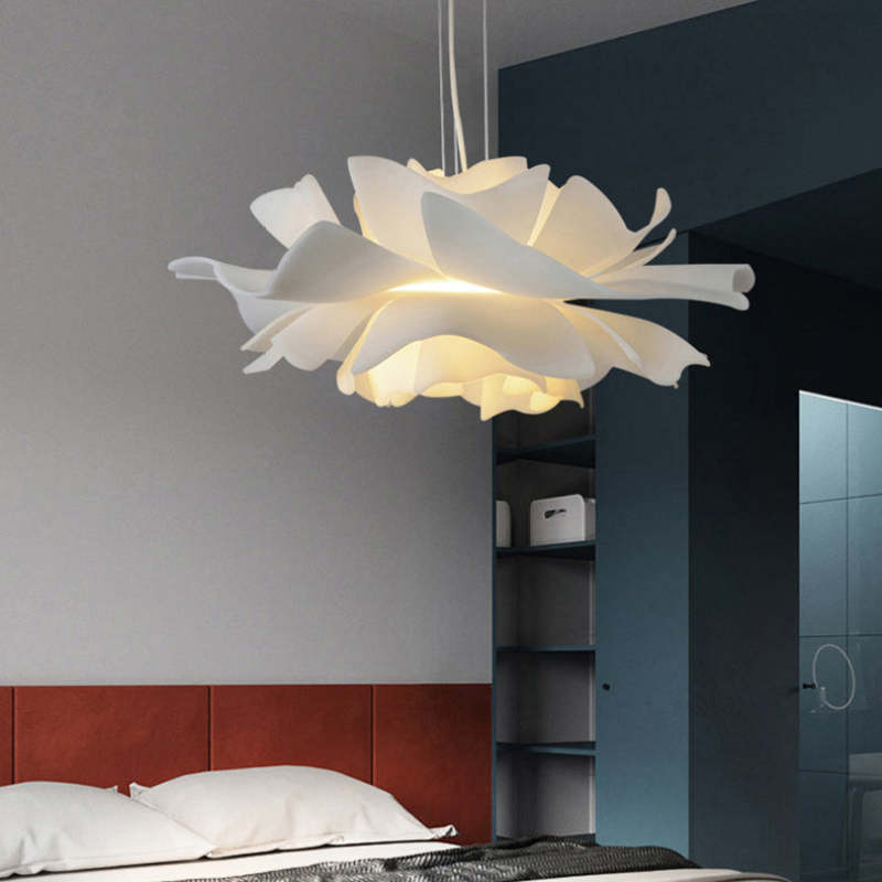 Lampe suspendue fleur moderne