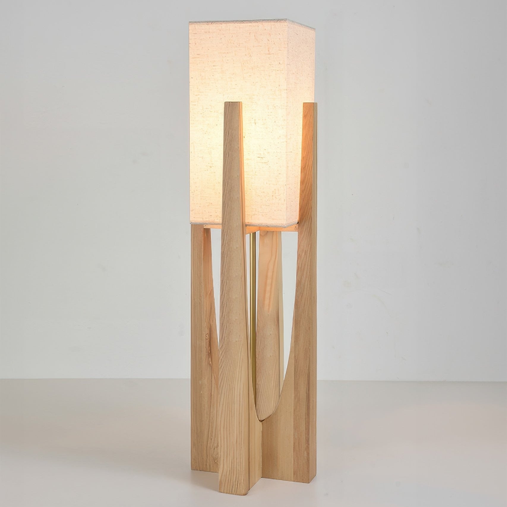 Japanische Design Stehlampe Holz